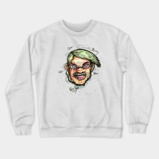 Smrt face clay Crewneck Sweatshirt